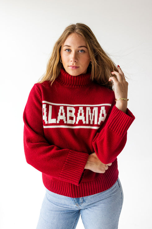 Alabama Railway Sweater Rolled Turtleneck